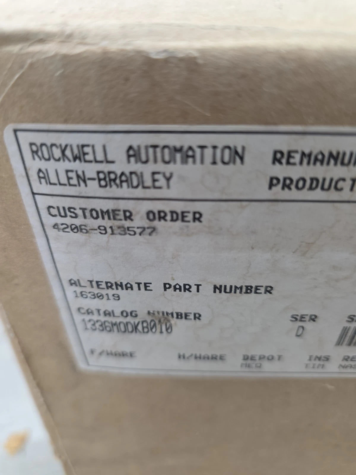 Allen-Bradley 1336-MOD-KB010 Dynamic Brake Kit 380-480V AC Drive New