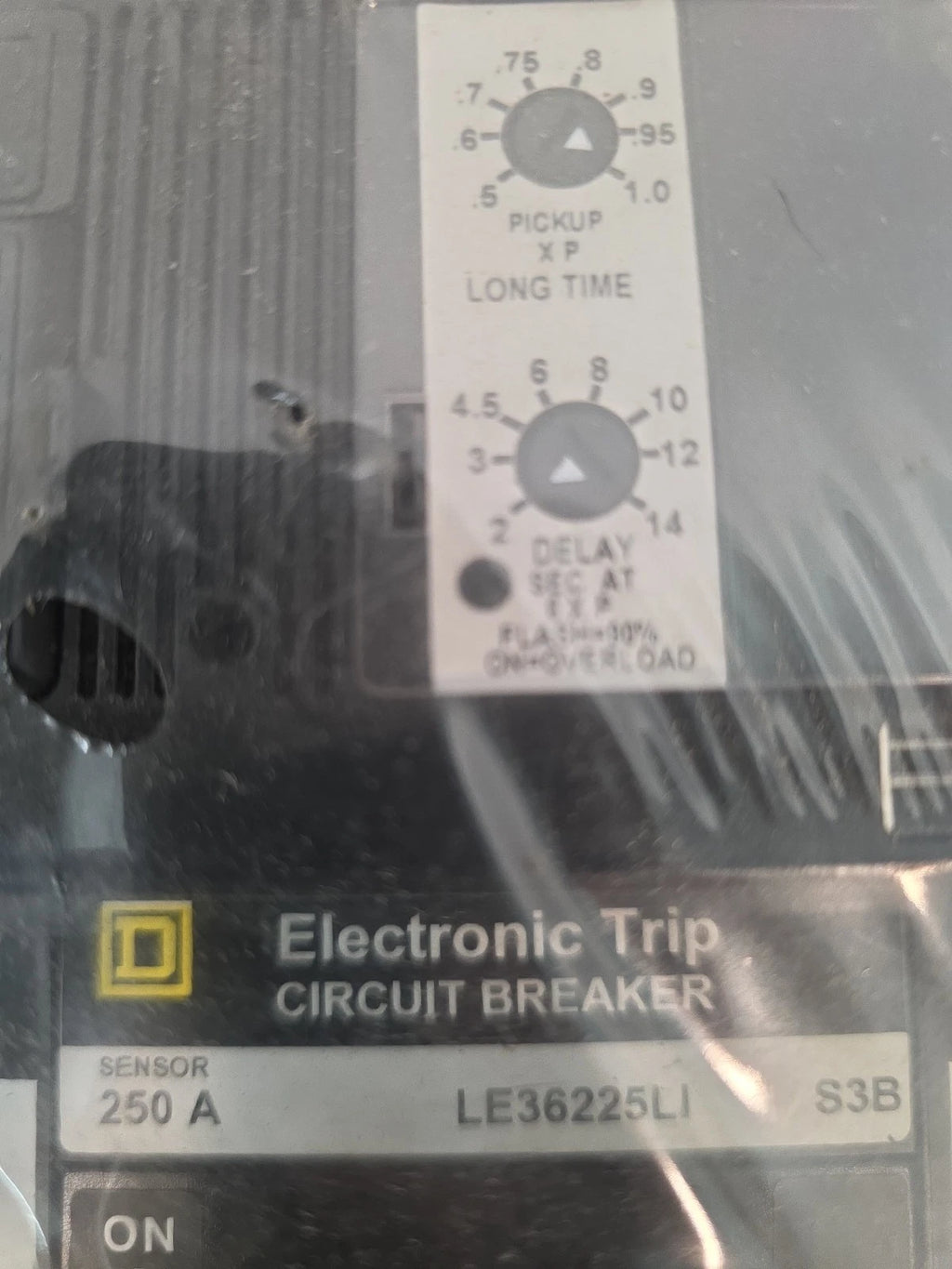 Square D LE36225LI 250A 600V 3-Pole I-Line Electronic Trip Breaker ARP100