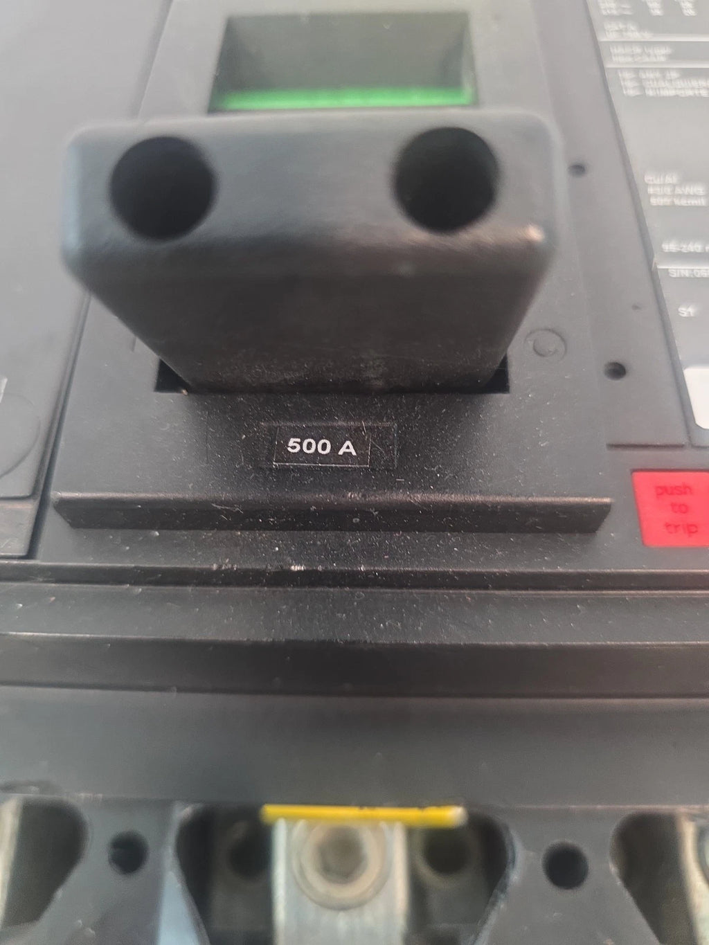 Square D MGA36500 PowerPact MG 500A 600V 3-Pole I-Line Circuit Breaker